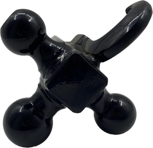 حامل وصلة مقطورة ثلاثي الكرات مقاس 2 بوصة مع خطاف سحب ودبوس، ثلاثي الكرات (1-7/8 بوصة، 2 بوصة، 2-5/16 بوصة)، لجهاز استقبال وصلة سحب الشاحنة الصغيرة in Kuwait