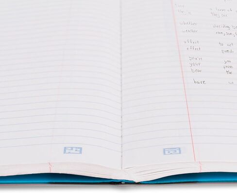 Five Star Composition Notebooks, 6 Pack, Wide Ruled Paper, 9-3/4" x 7-1/2", 100 Sheets, Black, Amethyst Purple, Tidewater Blue, Forest Green, Harvest Yellow, Fire Red (950009) in Saudi Arabia