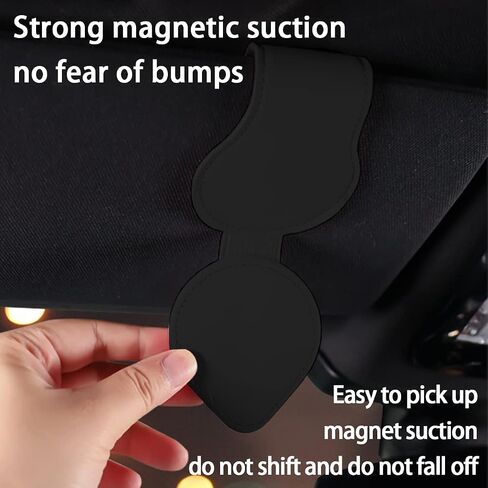 zipelo Sunglasses Holders for Car Sun Visor, Bling Crystal Eyeglasses Hanger Mounted with Ticket Card Clip, Auto Accessories Universal Rhinestones Fashion Glasses Holder for Women Girls in Saudi Arabia