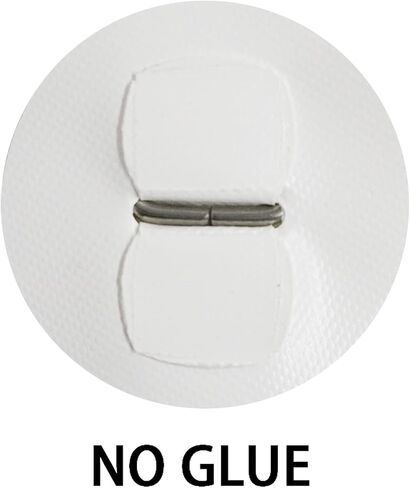 6 Pieces Stainless Steel Surf D Rings Pad/Patch -3.15"/2.5" Round D Rings Patch- for PVC Inflatable Boat Canoe Raft Dinghy Kayak Surfboard Stand up Paddle Board - NO Glue Included in Saudi Arabia
