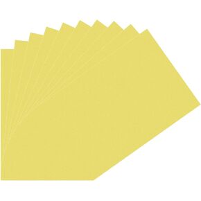 DMiotech 10Pcs Correction Gel Light Filter Overlay Transparent Plastic PVC Sheets Matte Yellow for Photo，Film,Video