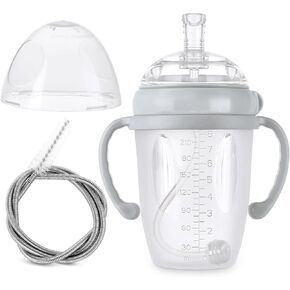 haakaa Gen.3 Silicone Straw Cup Grey (8oz./250ml)