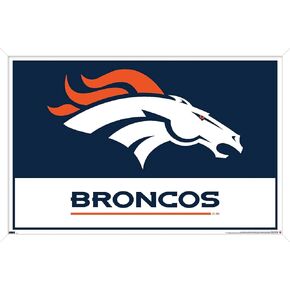 Trends International NFL Denver Broncos-Logo 21 Wall Poster, 22.375 in x 34 in, Unframed Version
