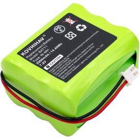 Replacement Battery for 2GIG 228844 Go Control Panels, Compatible with Linear Corp, PERS-4200, Fits Part No 2GIG 6MR2000AAY4Z, 7.2V 2000mAh/14.40Wh Ni-MH