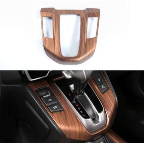 AntBooBoo for Honda CRV Gear Shift Box Panel Peach Wood Grain Interior Trim Cover Moulding for CR- V 2022 2021 2020 2019 2018 2017 EX EX-L (Not for Hybrid)