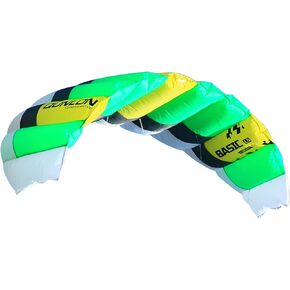 9KM DWLIFE 0.6m² Dual line Power Kite for Adults, Professional Entry Level Trainer Traction Kite, Parachute Toy, Sport Trick Kite for Kitesurfing Beach Outdoor Fun