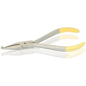 Dental Orthodontic Pliers How Crown Straight Dental Instruments with Tungsten Carbide Serrated Tips - Wire Bending, Arch Forming, Crown Gripper Premium Quality