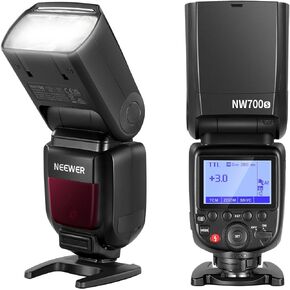 NEEWER NW700-S TTL Flash Speedlite Compatible with Sony DSLR Cameras, 1/8000s High Speed Sync Speedlight, 1/1-1/256 Output, TCM Function, 230 Full Power Flash, 0.1-2.7s Fast Recycling Flashlight