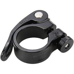 دراجة Seatpost Clamp دراجة الإفراج السريع Seatpost طوق سبائك الألومنيوم الأسود 34.9mm