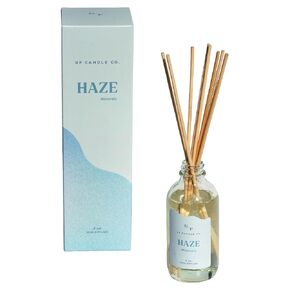 Haze (Minerals) 4 oz. Reed Diffuser - 8 reeds with aromatherapy fragrance oil in glass bottle