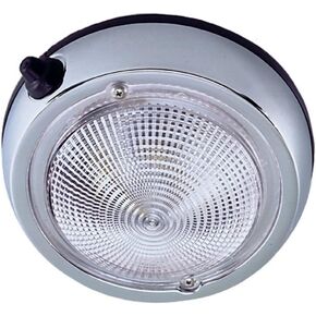 Perko 0300DP0CHR Surface-Mount Dome Light - 3", Chrome Finish