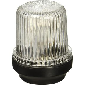 HELLA 002492201 '2492 Series' White 12V DC Surface Mount All-Round Anchor Light with Black Surface Mount Housing