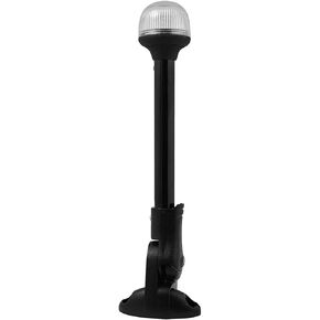 Attwood 5358-P12-7 Folding All-Round Incandescent Pole Light 12"