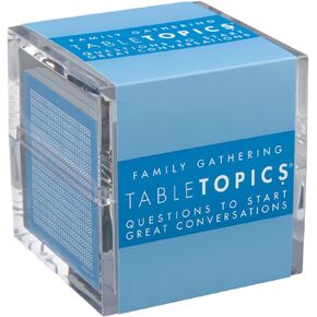 TableTopics Family Gathering - 135 Conversation Starter Question Cards for Family Parties & Reunions to Share Family Stories & Increase Bonding