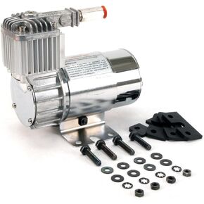 VIAIR 10016 100C Chrome Compressor Kit with Omega Style Mounting Bracket