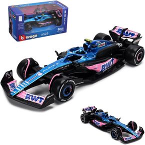 Bburago 1/43 2023 F1 Team A523#10 P.Gasly Racing Car Model for BWT-Alpine DieCast Alloy Adult Collection Car (A523#10 Standard version)