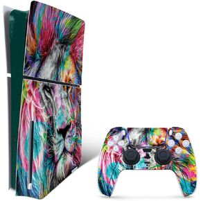 MightySkins Skin Compatible with PlayStation 5 Slim Digital Edition Console Only - Tripping with Friend | Protective, Durable, and Unique Vinyl Decal wrap Cover | Easy to Apply | Made in The USA