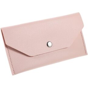 Pink Envelope Wallet PU Leather Cash Envelope Reusable Cash Stuffing Wallet Small Money Wallet for Cash Cash Holder for Women Men Bank Envelopes for Cash,Envelopes, Mailers and Shipping Supplies