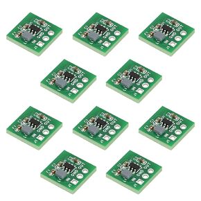 10Pack DC-DC Step Up Converter Board Module, 0.9 V 1.5V 1.8V 2.5V 3V 3.3V 3.7V 4.2V to 5V Synchronous Switching Regulator DIY Non-Isolated Voltage Boost Converter for Arduino