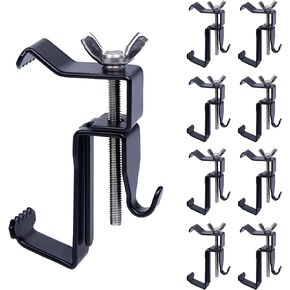 Brick Hanger(8Pcs), Stainless Steel Brick Hooks Brick Clips for Hanging Outdoors, Halloween Decorations Brick Clamp Hooks Adjustable 1.75"-2.8", 2024 Brick Hooks No Drill, Holes, Nails or Screws