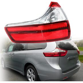 munirater 1-Pack Rear Left Tail Light Brake Lamp Assembly Replacement for 2015-2020 Toyota Sienna Base/L/LE/XLE/Limited Driver Side Outer 8156008050 TO2804123