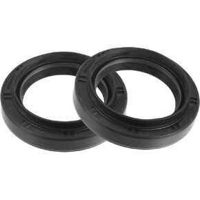 uxcell 2pcs Engine Crankshaft Oil Seal for Toyota 4RUNNER 1996-2014 for Toyota FJ CRUISER 2007-2014 Durable Rubber Car Oil Seal