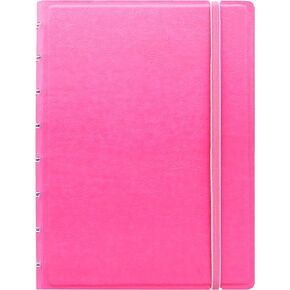 Filofax Refillable Notebook, A5 Size, Classic Pastels Collection, Dotted Paper, 8.25" x 5.75", Rose (B115080U)