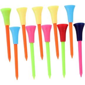 Yardwe 10 Pcs Golf Holder Tee Driving Golfs Ball Holder Multiple Tees Driving Range Mats Golfs Accessory Mens Golf Practice Mat Tees Golfs Equipment Tee Holder Plastic Tool