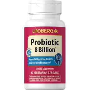 Piping Rock Probiotic for Men & Women | 90 Capsules | Digestive & Intestinal Support | Non-GMO, Gluten Free & Vegetarian Supplement | by Lindberg