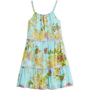 vineyard vines Girls' Tiered Halter Dress