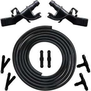Windshield Washer Nozzles Kit Replacement Fit For Lexus, Scion, Toyota, Corolla, Camry, GX460, LS460, IS250, RX350, RX450h, GX460...OEM #: 85381-12300.