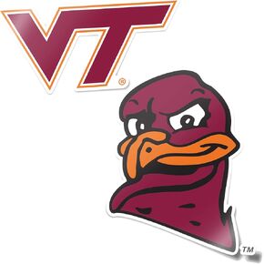 Desert Cactus Virginia Tech Sticker Hokies VT Vinyl Decal Laptop Water Bottle Car Scrapbook (4 Inch Set V1)