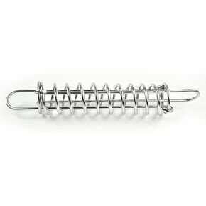 MARINE CITY 304 Grade Stainless Steel Boat Anchor Dock Line Mooring Spring Shock Absorbing 14-9/16 Inches for Boats – Yachts – Marine Accessories (Pack of 1)