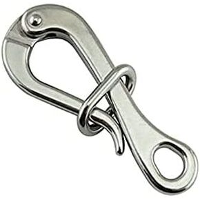 Pelican Hook Quick Release Hook 316 Stainless Steel Marine Grade for Lifeboats, Liferafts 6"(150mm)