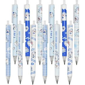 Maydahui 12 Pcs Cartoon Baby Shark Eternal Pencils Retractable Sea Animal Inkless Pencil Infinity Pencil Everlasting Pencil HB 0.5 mm for School Students Homework Teachers Office Supplies