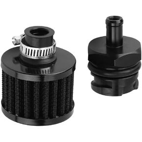 Valve Cover Oil Cap with Breather, Car Accessories Billet Aluminum Valve Cover Breather Oil Cap Fit for LSX LS1/LS6/LS2/LS3/LS7