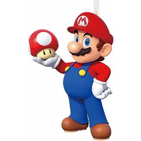 Hallmark Nintendo Super Mario Christmas Ornament (Mario with Mushroom)