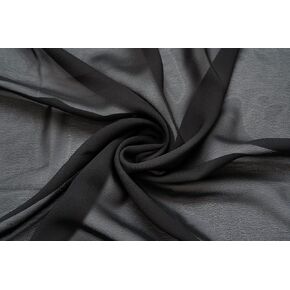 White Chiffon Fabric Fabric by The Yard 59" Wide, 5 Yards Continuous