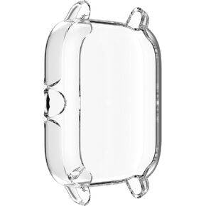 Cases Compatible with Amazfit GTS 3 Smartwatch Men Women Watch Case Soft TPU Shockproof Bumper Cover Screen Protector Case for Amazfit GTS 3 (Black+Black+Black)
