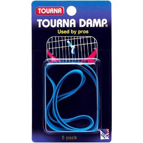 Tourna Rubberband Vibration Dampener - 5 Pack Blue
