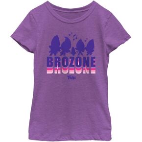 DREAMWORKS TROLLS Trolls Brozone SIL Girls Short Sleeve Tee Shirt