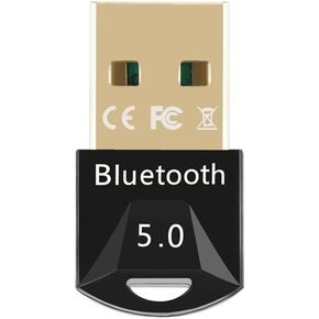 Bluetooth USB Dongle Stick, Bluetooth Adapter 5.0 Receiver Audio Aux Transmitter Wireless USB Receiver for Keyboard, PC, Mobile