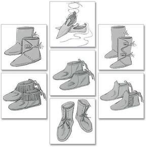 BUTTERICK PATTERNS B5233 Historical Footwear
