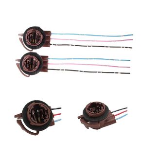 2X 3156 3157 Pre-Wired Harness Sockets Adapter Pigtail Connector Plug Replacement for GM GMC Chevy Buick Cadillac 1997-2007 for Parking/Signal/Brake Light Female Adaptor Wiring Extension