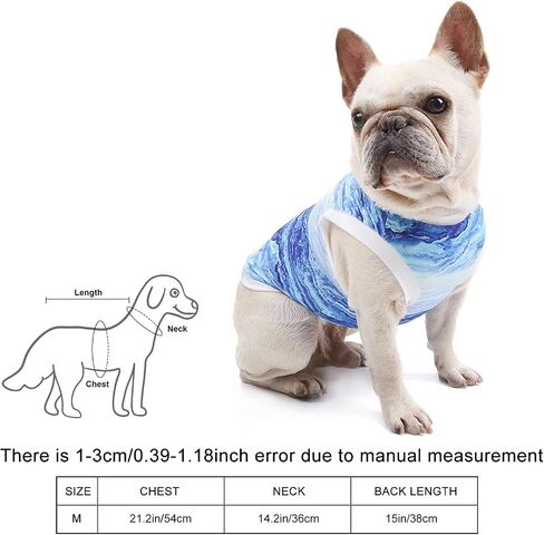 Pet Cooling Vest, Dog Cooling Jacket Dog Ice-Cooling Harness Coats, Cool Jackets for Dogs Pet Cooler Vest with Magic Tape, Breathable Mesh Ice Vest for Dog Outdoor Hiking Training (M) in Saudi Arabia