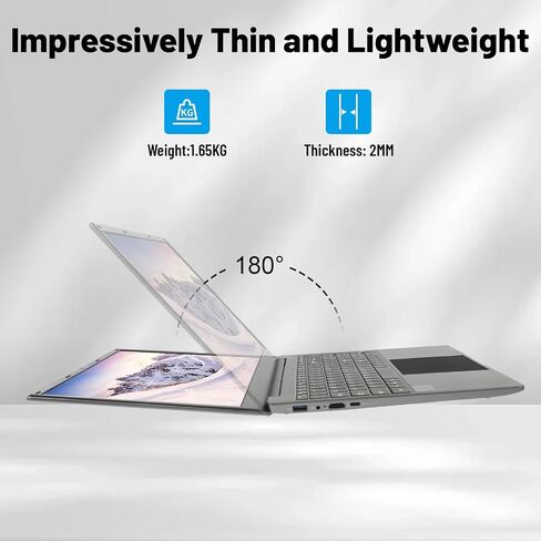 15.6" Laptop Computer, 16GB RAM Laptop Computer, Intel Celeron N5095 Processors,1080P Display, USB 3.0, Bluetooth 4.2, Type-C, Mini-HDMI, 38000mWh Battery. in Saudi Arabia