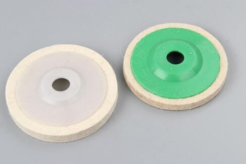 6 قطع من قرص عجلة تلميع الصوف، وسادة عجلة قرص من اللباد الصوفي، عجلة تلميع من اللباد الصوفي مقاس 4 بوصات للمعادن والرخام والخشب والمجوهرات والزجاج (لا تشمل المخزن المؤقت) in Saudi Arabia