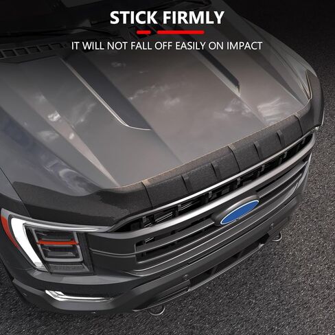 عاكس غطاء محرك السيارة Xipoo متوافق مع 2021-2024 Ford F150 غطاء محرك السيارة حامي غطاء محرك السيارة استبدال درع لملحقات 2021 2022 2023 2024 Ford F-150 (عاكس غطاء محرك السيارة) in Kuwait