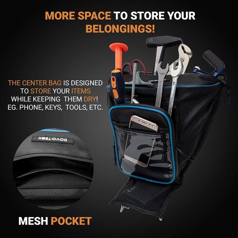 RZR Storage Bags 3 Set, RZR door bags and Center Seat bag- with Knee Pad Protection Compatible with 2014-2023 Polaris RZR XP 1000 Turbo S900 60" (BLUE) in Saudi Arabia