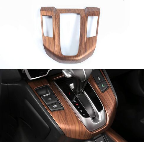 AntBooBoo for Honda CRV Gear Shift Box Panel Peach Wood Grain Interior Trim Cover Moulding for CR- V 2022 2021 2020 2019 2018 2017 EX EX-L (Not for Hybrid) in Saudi Arabia